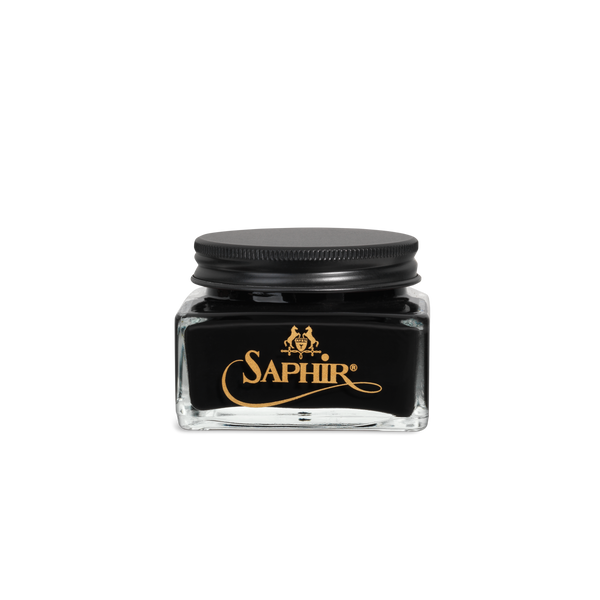 01 Noir - Saphir Médaille d'Or Pommadier Cream Shoe Polish 75ml - The Shoe Snob