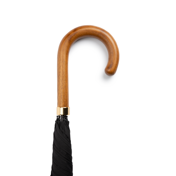 GT1 - Black/Medium Brown Hardwood Handle - The Shoe Snob