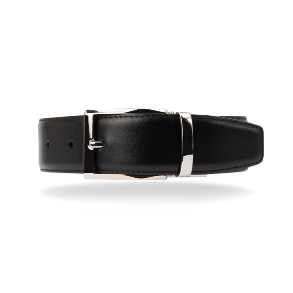 Leather Belt Reversible - Black Calf/Brown Calf - The Shoe Snob