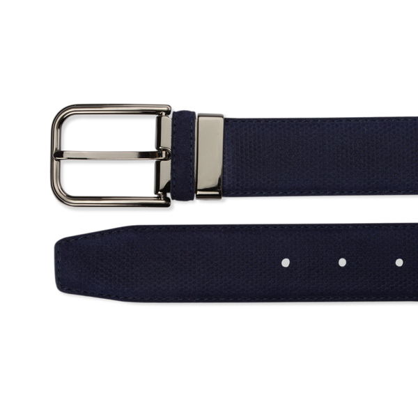 Suede Belt - Blue Suede - The Shoe Snob