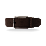 Suede Belt - Brown Suede - The Shoe Snob