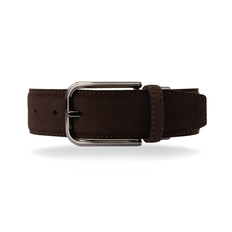 Suede Belt - Brown Suede - The Shoe Snob