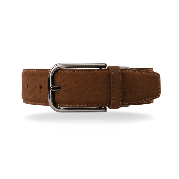 Suede Belt - Tan Suede - The Shoe Snob
