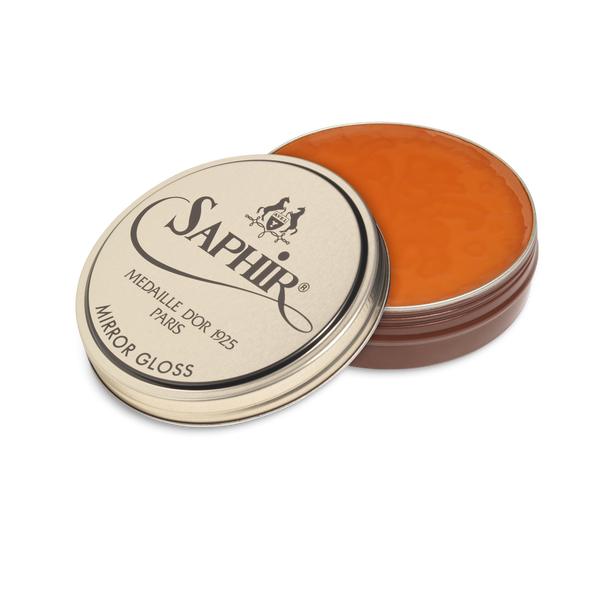 03 Light Brown - Saphir Medaille D'Or Mirror Gloss Wax Polish 75ml - The Shoe Snob Store