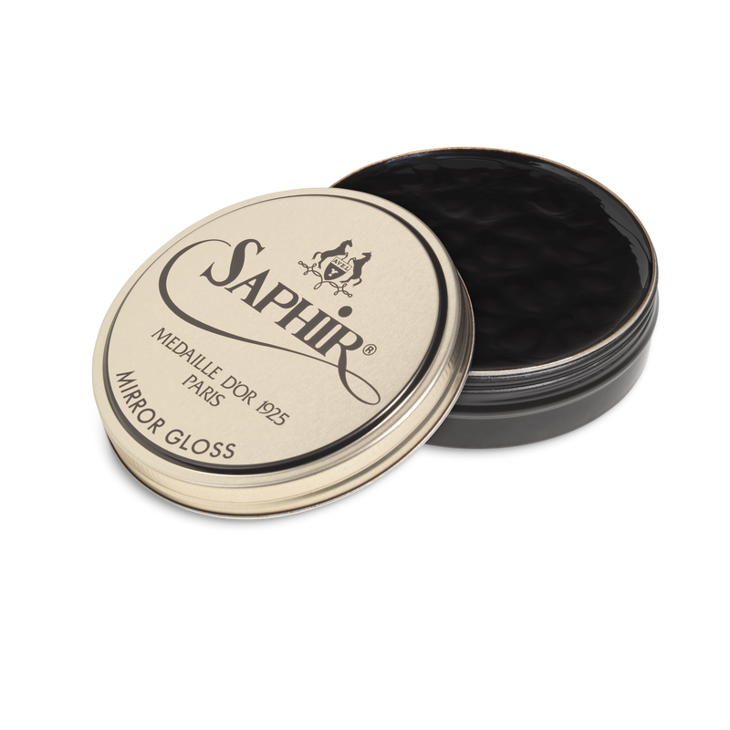 05 Dark Brown - Saphir Medaille D'Or Mirror Gloss Wax Polish 75ml - The Shoe Snob